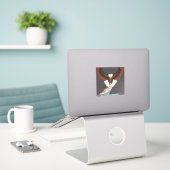 Killer eagle sticker (Laptop op bureau)