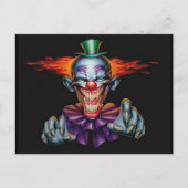 Killer Evil Clown Briefkaart (Voorkant)