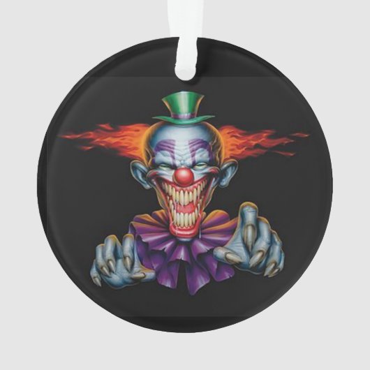 Killer Evil Clown Ornament (achterkant)