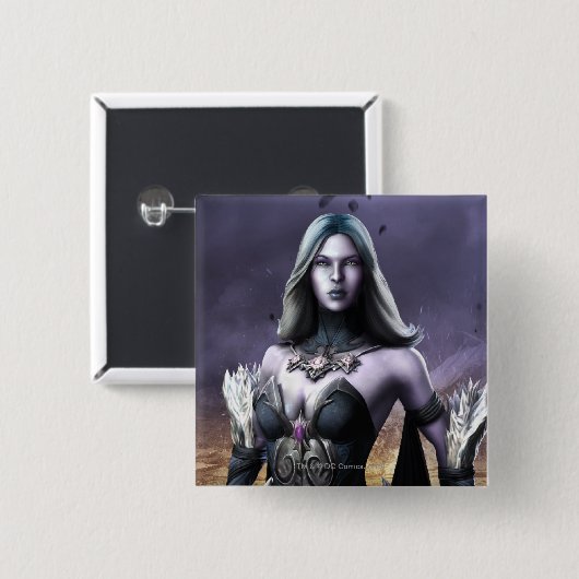 Killer Frost Vierkante Button 5,1 Cm (Voorkant /achterkant)