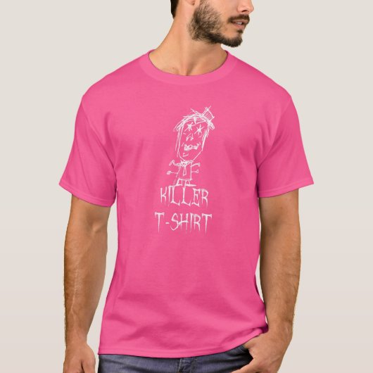 Killer Halloween kostuum Word 4 T-shirt (Voorkant)
