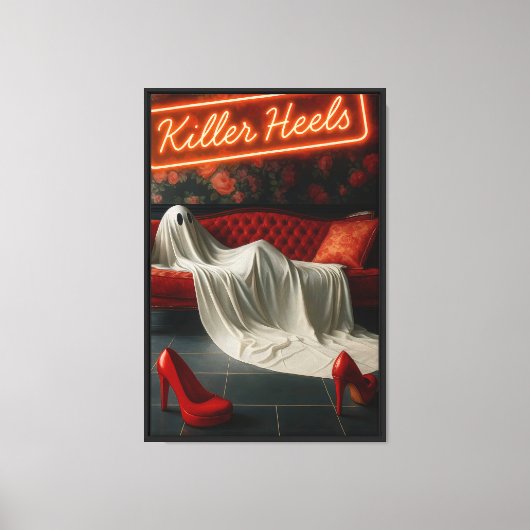 Killer Heels Canvas Afdruk (Voorkant)