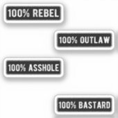 Killer Helm Sticker Pack I (Voorkant)