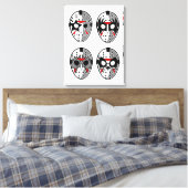 Killer Hockey-spelers Canvas Afdruk (Insitu (Slaapkamer))