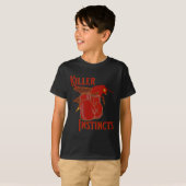 Killer instincten Killer Bee en Bokshandschoenen T-shirt (Voorkant volledig)