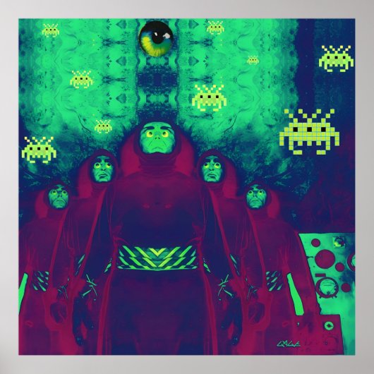 Killer Invaders uit de ruimte Poster (Voorkant)