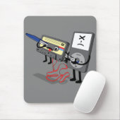 Killer Ipod Clipart (Retro Floppy Disk Cassette) Muismat (Met muis)