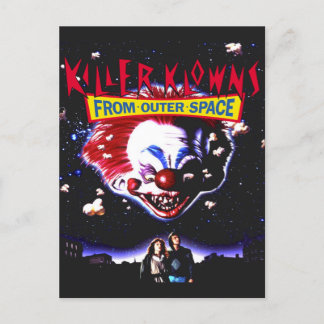 Killer Klowns Clowns From Outer Space Movie Horror Briefkaart