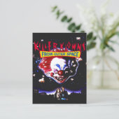 Killer Klowns Clowns From Outer Space Movie Horror Briefkaart (Staand voorkant)