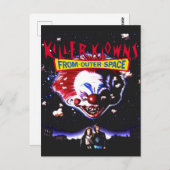 Killer Klowns Clowns From Outer Space Movie Horror Briefkaart (Voorkant / Achterkant)