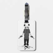 Killer panda bagagelabel (Achterkant verticaal)