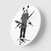 Killer panda ronde klok (Hoek)