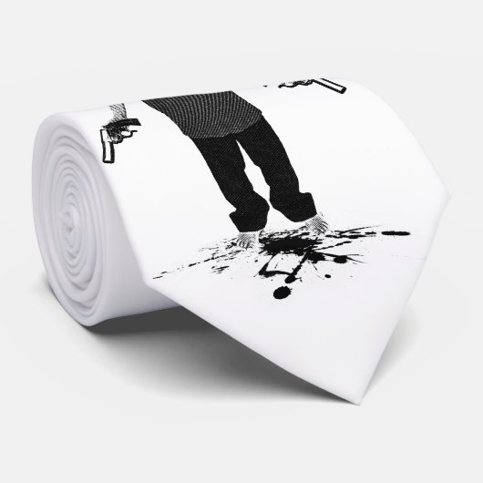 Killer panda stropdas (Opgerold)