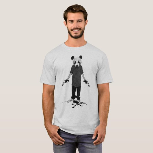 Killer panda t-shirt (Voorkant volledig)