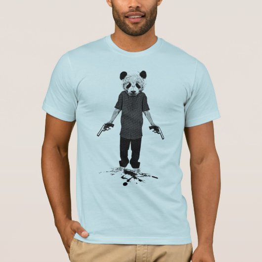 Killer panda t-shirt (Voorkant)