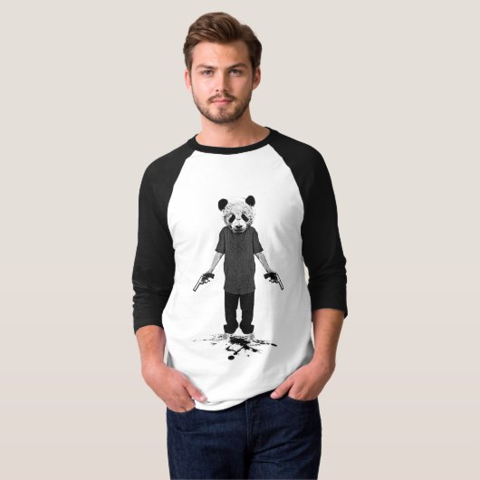 Killer panda t-shirt (Voorkant volledig)