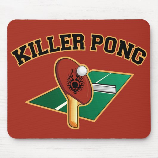 Killer Pong mousepad Muismat (Voorkant)