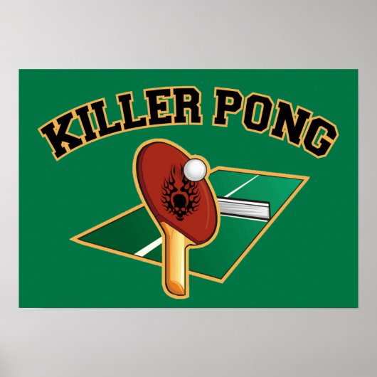 Killer Pong poster (Voorkant)