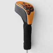 Killer Pumpkin - Halloween Horror Jack-o-Lantern Golfheadcover (Schuin)