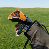 Killer Pumpkin - Halloween Horror Jack-o-Lantern Golfheadcover (Insitu)
