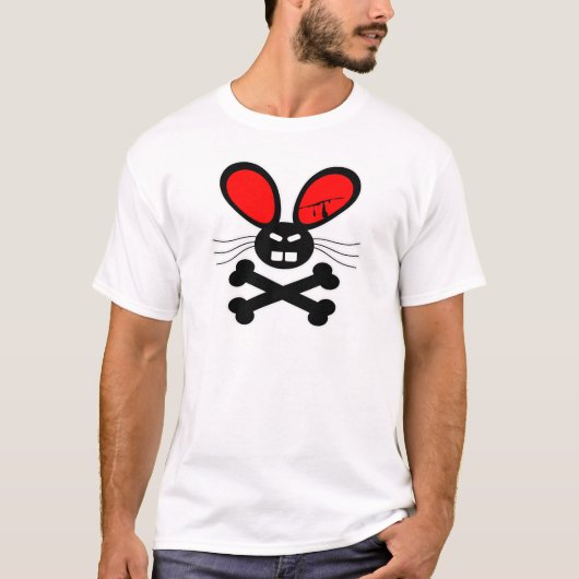 Killer Rabbit Cartoon T-shirt (Voorkant)