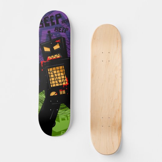 Killer Robot Persoonlijk Skateboard (Voorkant)