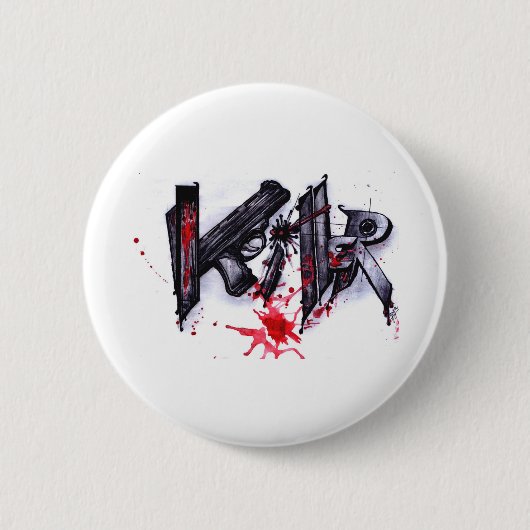 Killer Ronde Button 5,7 Cm (Voorkant)