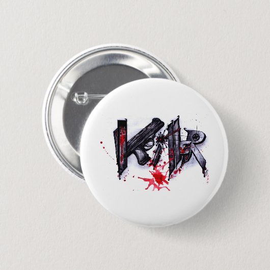 Killer Ronde Button 5,7 Cm (Voorkant /achterkant)