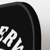 Killer Serve Sugar Skull Monogrammen Pickleball Paddle (Links Detail)