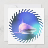 Killer Shark Invitation Kaart (Voorkant)