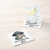 Killer 'Shroom - Spookachtige geest met mes Kartonnen Onderzetters (Insitu)