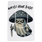 Killer 'Shroom - Spookachtige geest met mes Medium Cadeauzakje (Achterkant)
