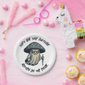 Killer 'Shroom - Spookachtige geest met mes Papieren Bordje (Feest)