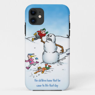 Killer Snowman Funny Cartoon Case-Mate iPhone Case