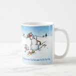 Killer Snowman Funny Cartoon Koffiemok<br><div class="desc">Kut en lief. If you want a gift that is neither of those,  this is a good keus.  

 Available a card too. Get the card that matches your gift. 
  


 

 This snowman is available on lots of other cool stuff here:</div>