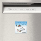Killer Snowman Funny Cartoon Magnet (Insitu (Vaatwasser))