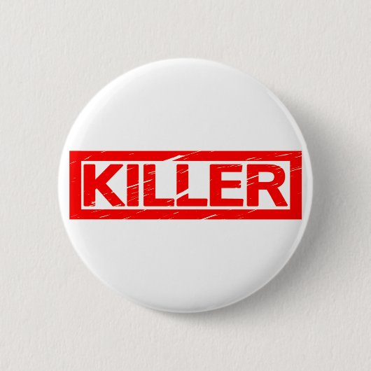 Killer Stamp Ronde Button 5,7 Cm (Voorkant)