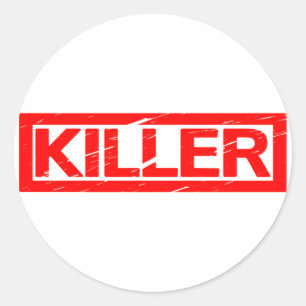 Killer Stamp Ronde Sticker