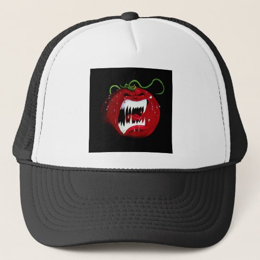 Killer Tomaten Trucker Hat Trucker Pet (Voorkant)