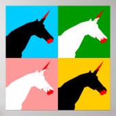 Killer Unicorn (Art Print) Poster (Voorkant)