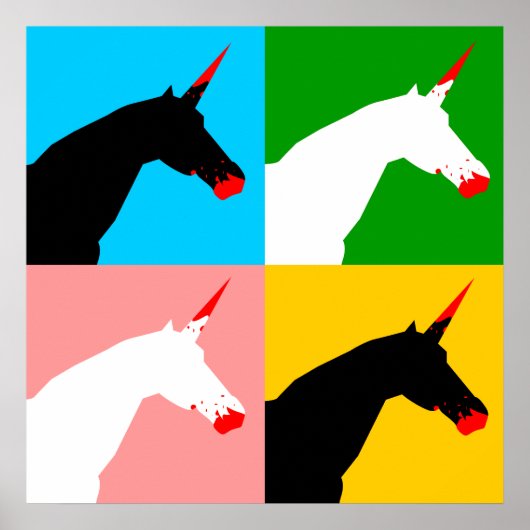Killer Unicorn (Art Print) Poster (Voorkant)