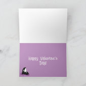 Killer wala orca Valentijnsdag Bedankkaart (Binnen)
