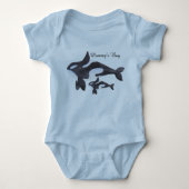 Killer Whale Baby Outfit Romper (Voorkant)