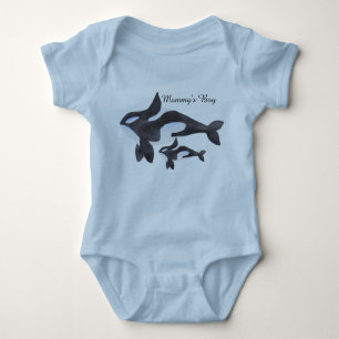 Killer Whale Baby Outfit Romper