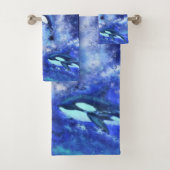 Killer Whale Badhanddoek Set Bad Handdoek (Insitu)