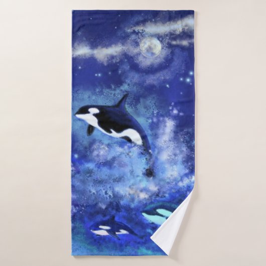 Killer Whale Badhanddoek Set Bad Handdoek (Badhanddoek)