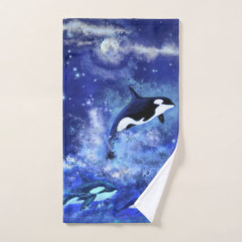 Killer Whale Badhanddoek Set Bad Handdoek