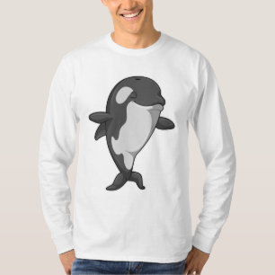 Killer whale bij Yoga Fitness permanent T-shirt