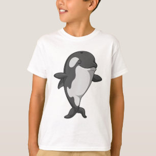 Killer whale bij Yoga Fitness permanent T-shirt