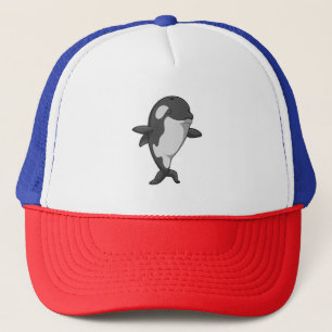 Killer whale bij Yoga Fitness permanent Trucker Pet